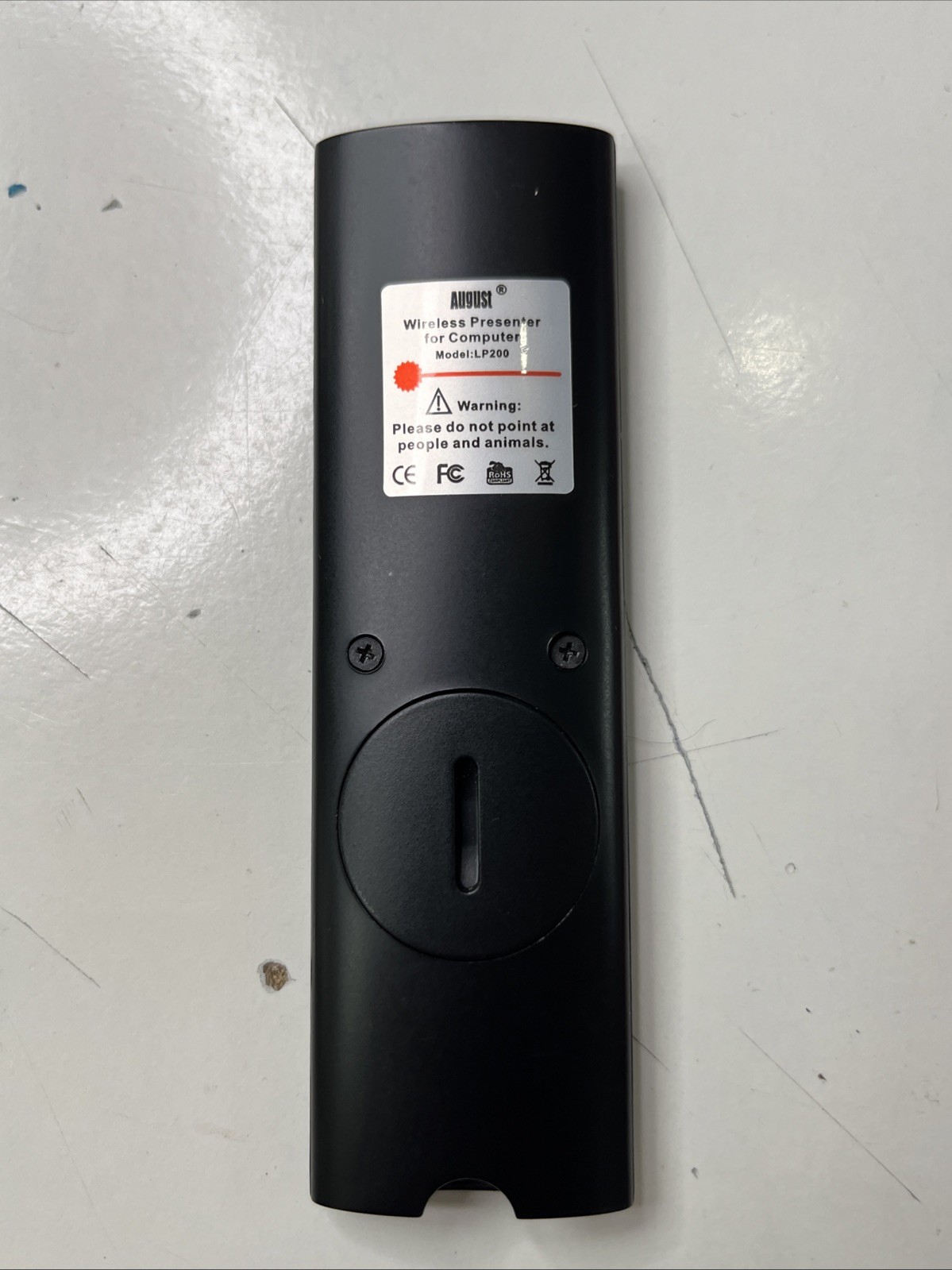 August Wireless Presentation Laser Pointer (NO USB) Only Laser