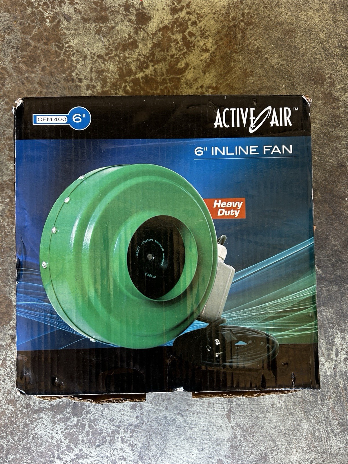 Hydrofarm Active Air 6” Inline Fan ACDF6 400 CFM Grow Tent Ventilation