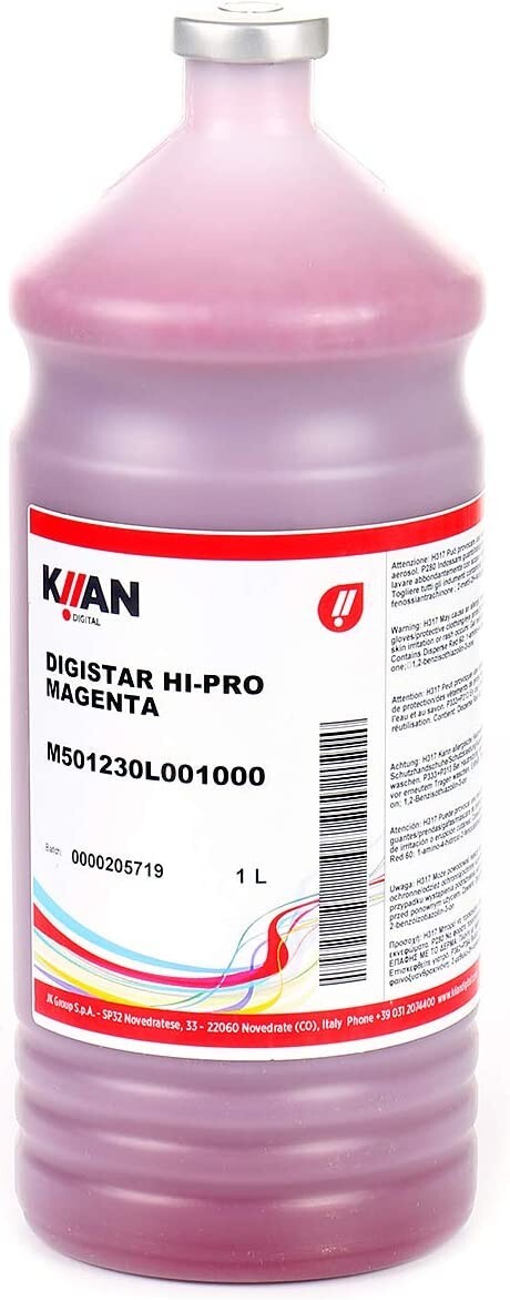 Kiian Digistar HI-PRO Sublimation Ink Refills 1 Liter - MAGENTA