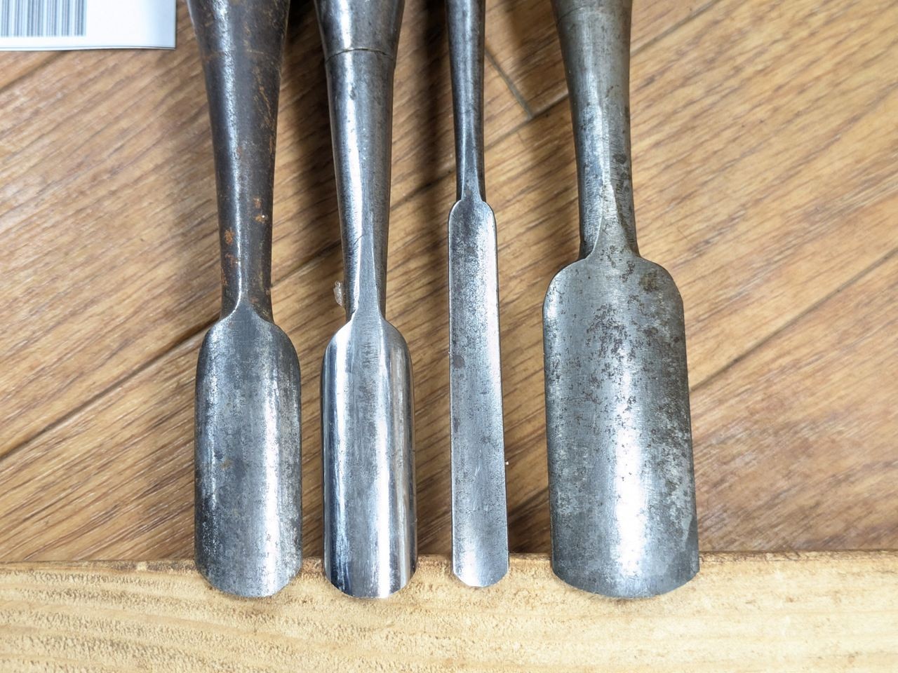 Japanese vintage chisel tataki Nomi Japan Old Vintage 18.17.10.25mm RB031