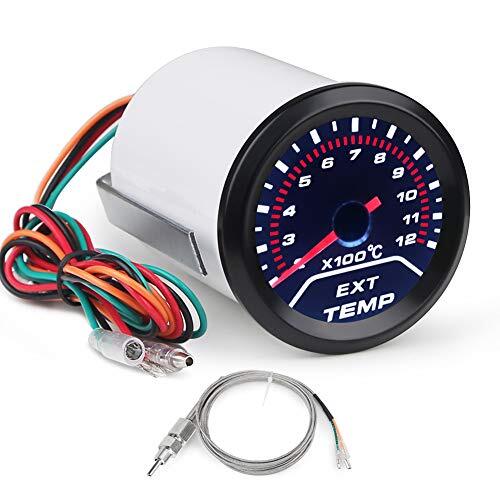 Waterwich Egt Exhaust Gas Temperature Gauge 200-1200 Celsius Pyrometer Kit