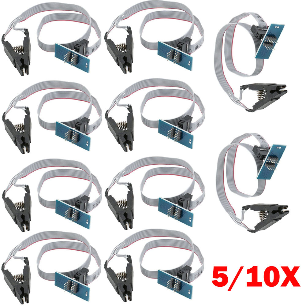 5/10Pc SOIC8 SOP8 Test Clip Adapter For EEPROM programming on USB Programmer HOT