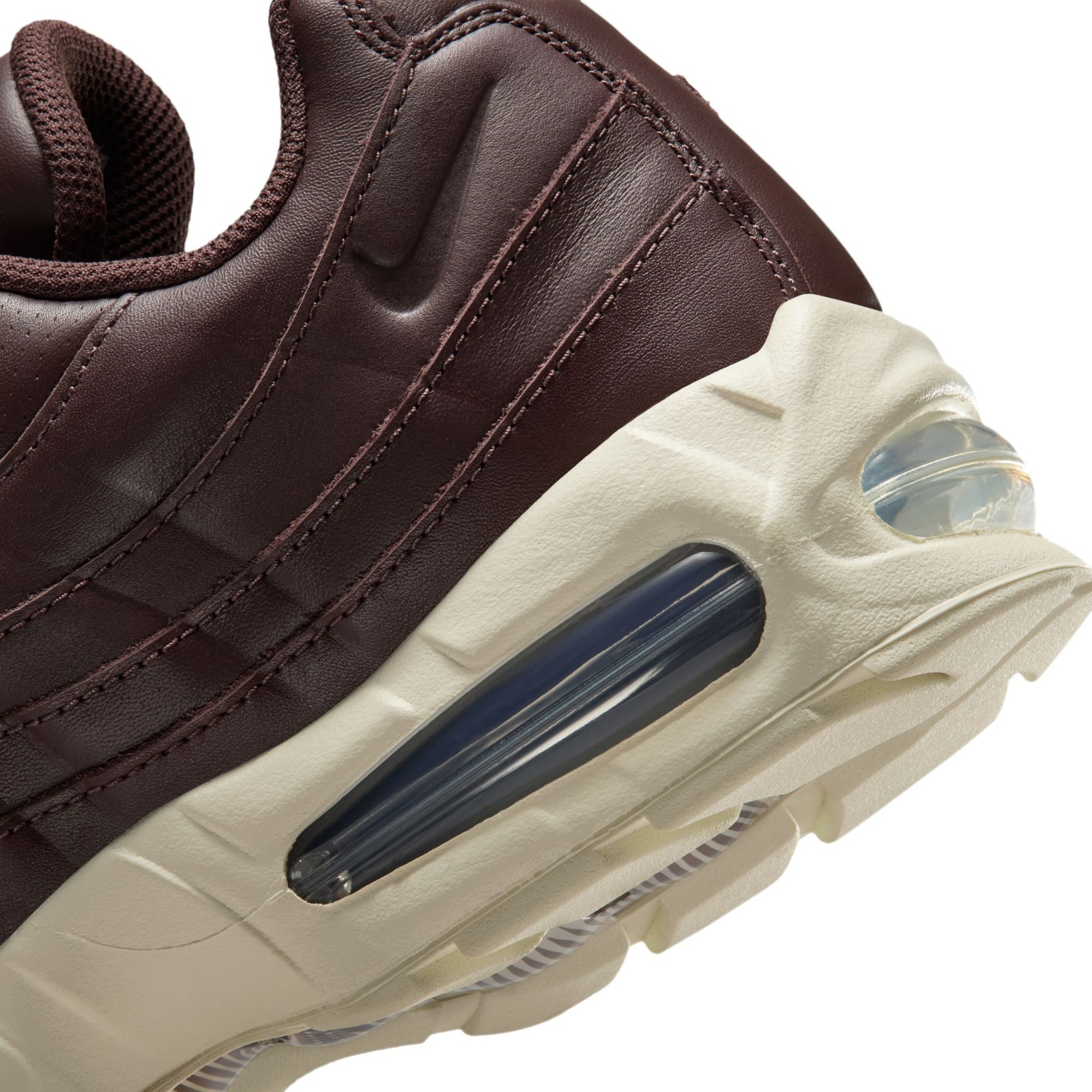 MENS NIKE AIR MAX 95 BIG BUBBLE LEATHER_BAROQUE BROWN IM0696-200-SIZE 8.5