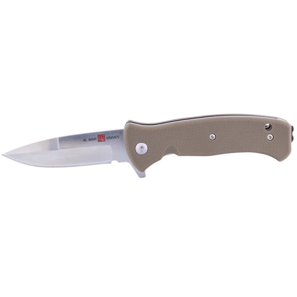 Al Mar Knives Sere 2020 3In Folding Knife, Tan