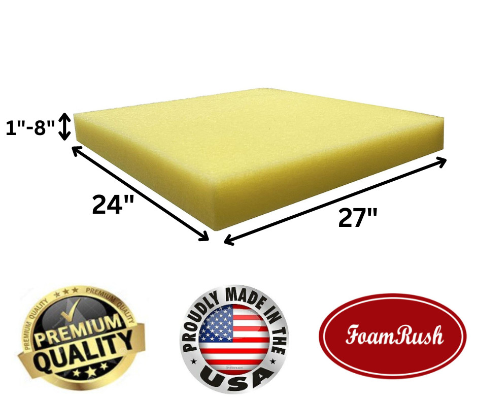 FoamRush 23" x 26" Water-Resistant Dry Fast Foam Outdoor & Marine Furniture USA
