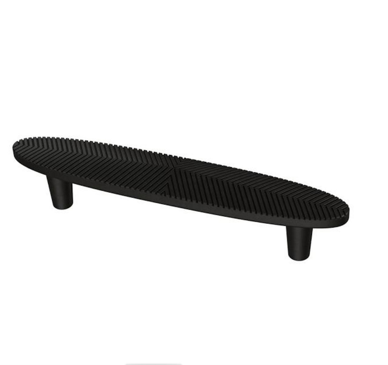 6-5/16" Herringbone Pull Flat Black P39355C-FB-CP