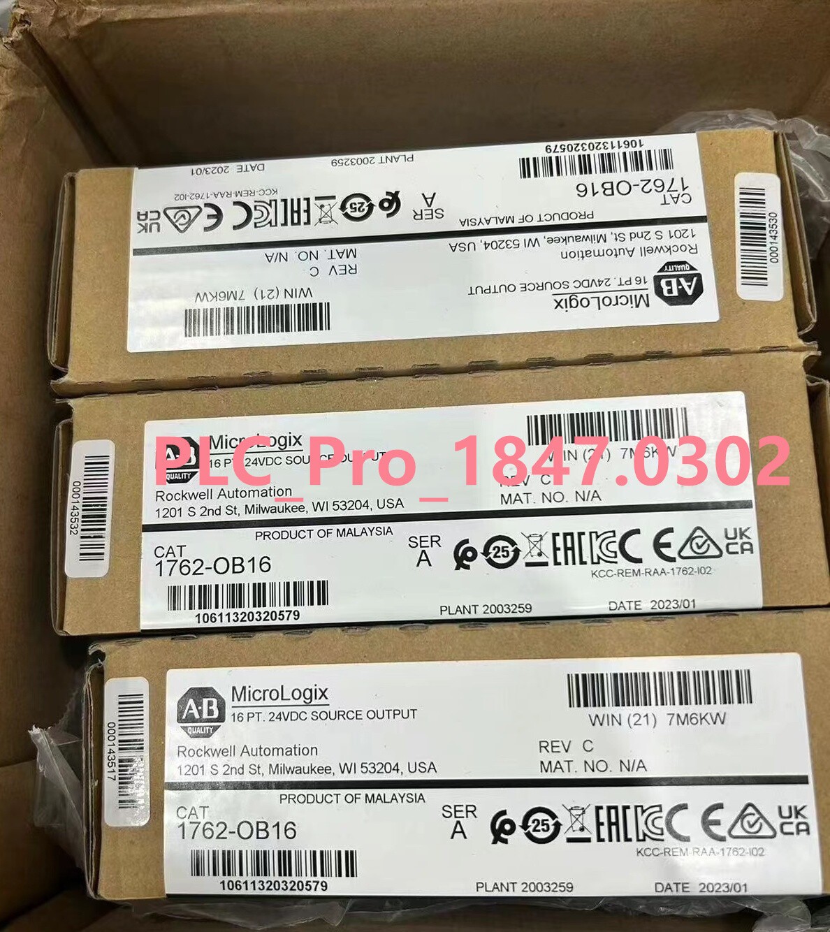 1762-OB16 1PC NEW AB SER A 24VDC MicroLogix Output Module 1762-OB16