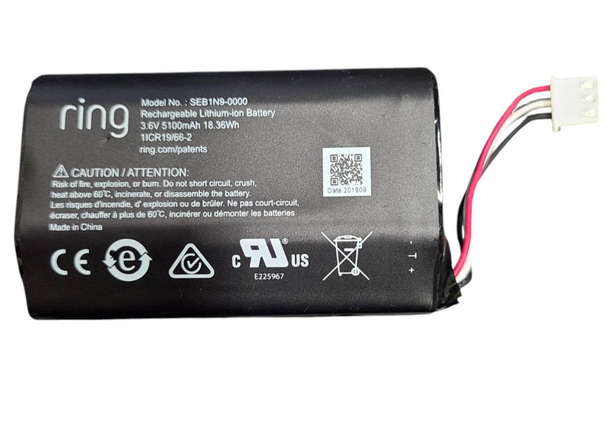 Genuine Ring Alarm Home Base Station Rechargeable Battery SEB1N9-0000