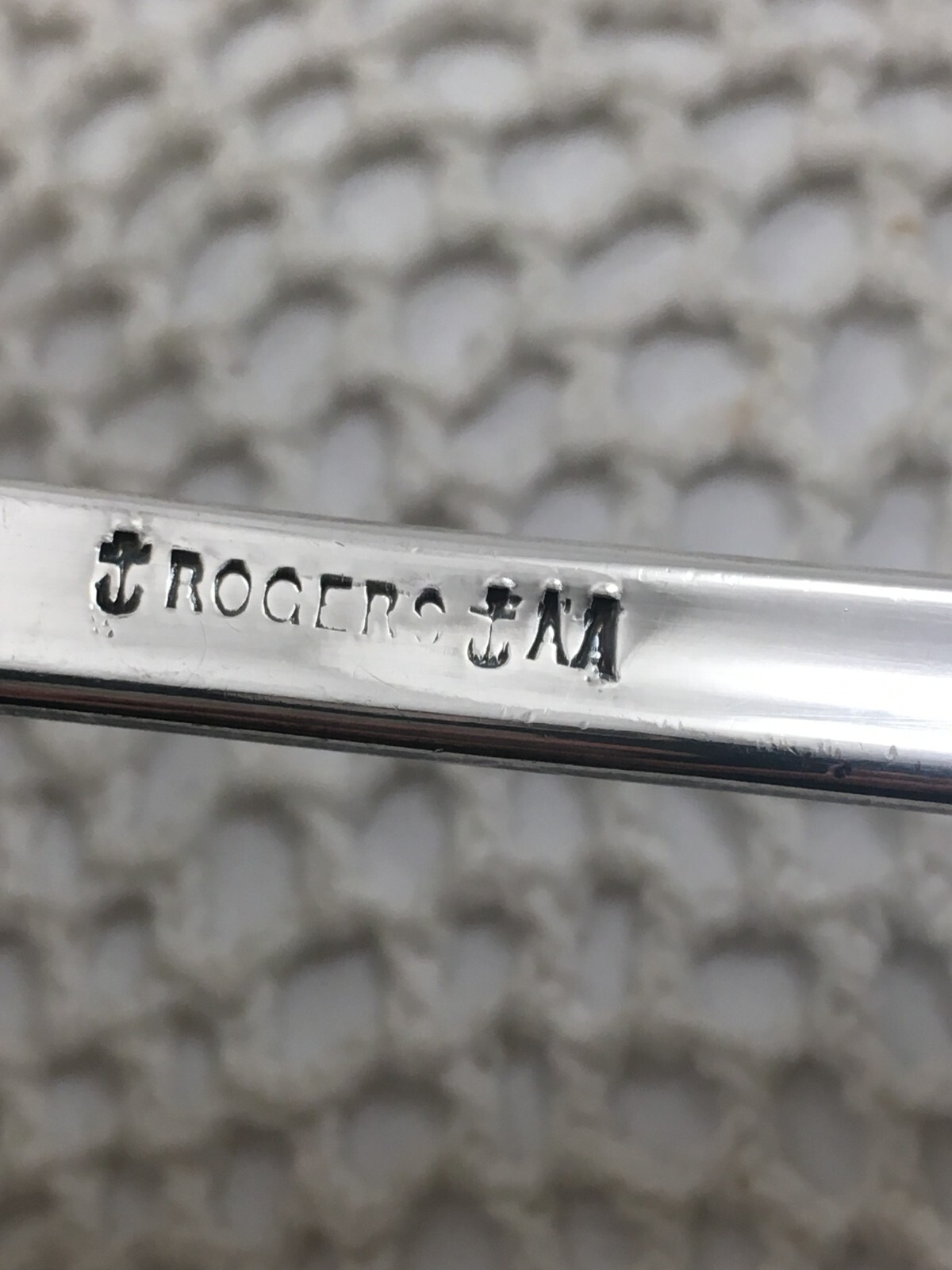 Rogers OPAL International Silver Plate Solid Soup Ladle