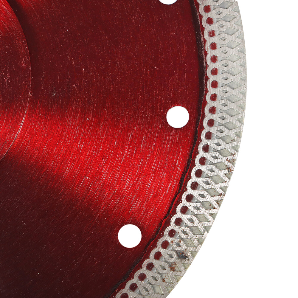 Super Thin Diamond Porcelain Cutting Blade Tile Blade For Cutting 7 inch Red