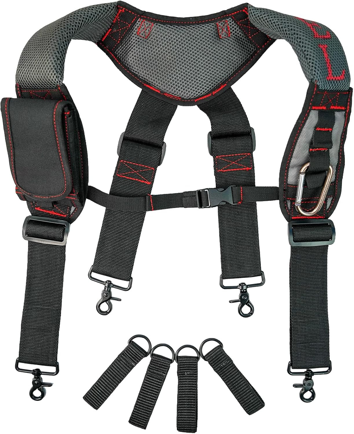 Gel Padded Tool Belt Suspenders Work Belt Suspender Tool Belt Suspenders with Ge