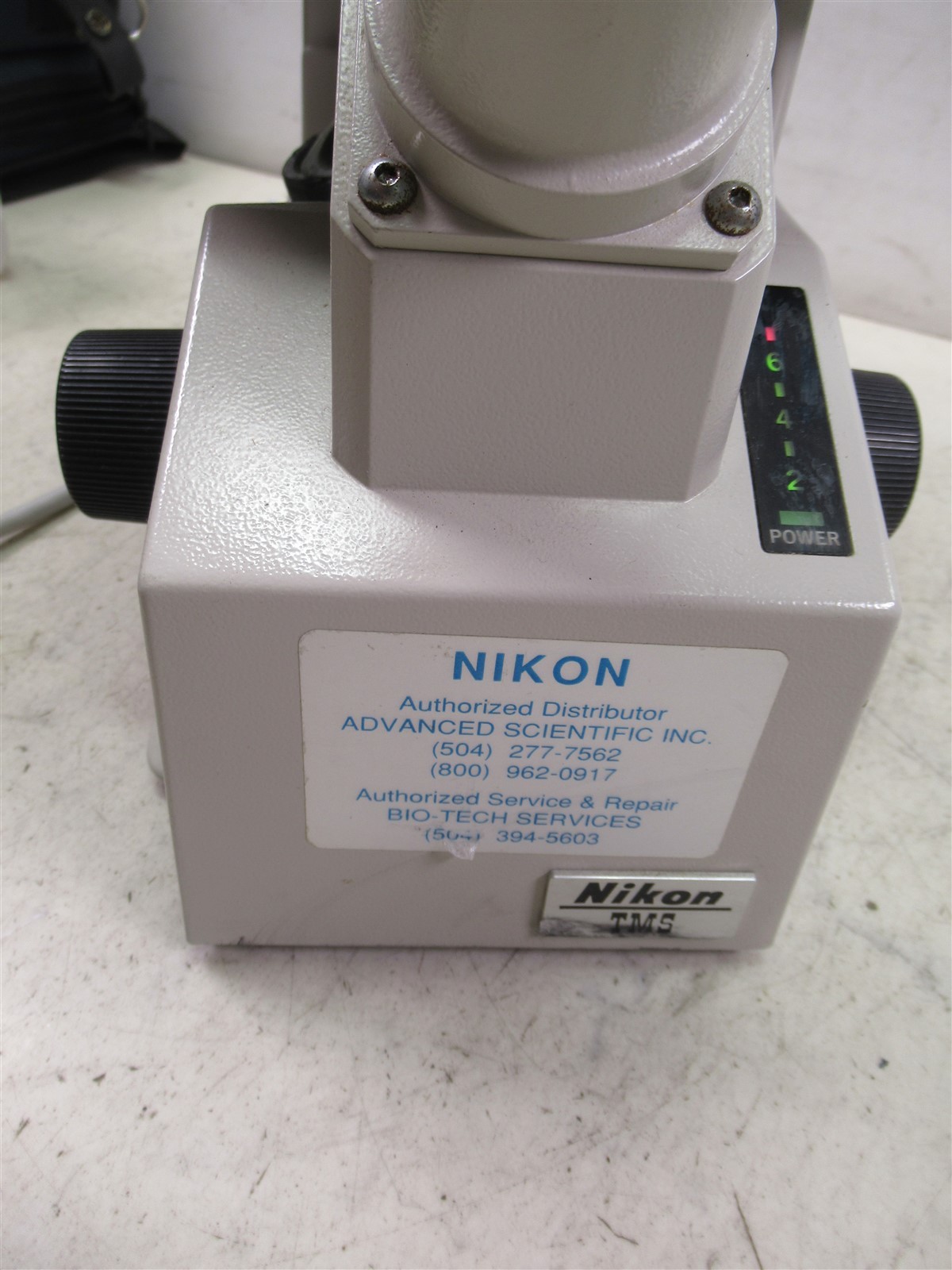 Nikon TMS-F Inverted Phase Contrast Microscope Binocular No Objectives