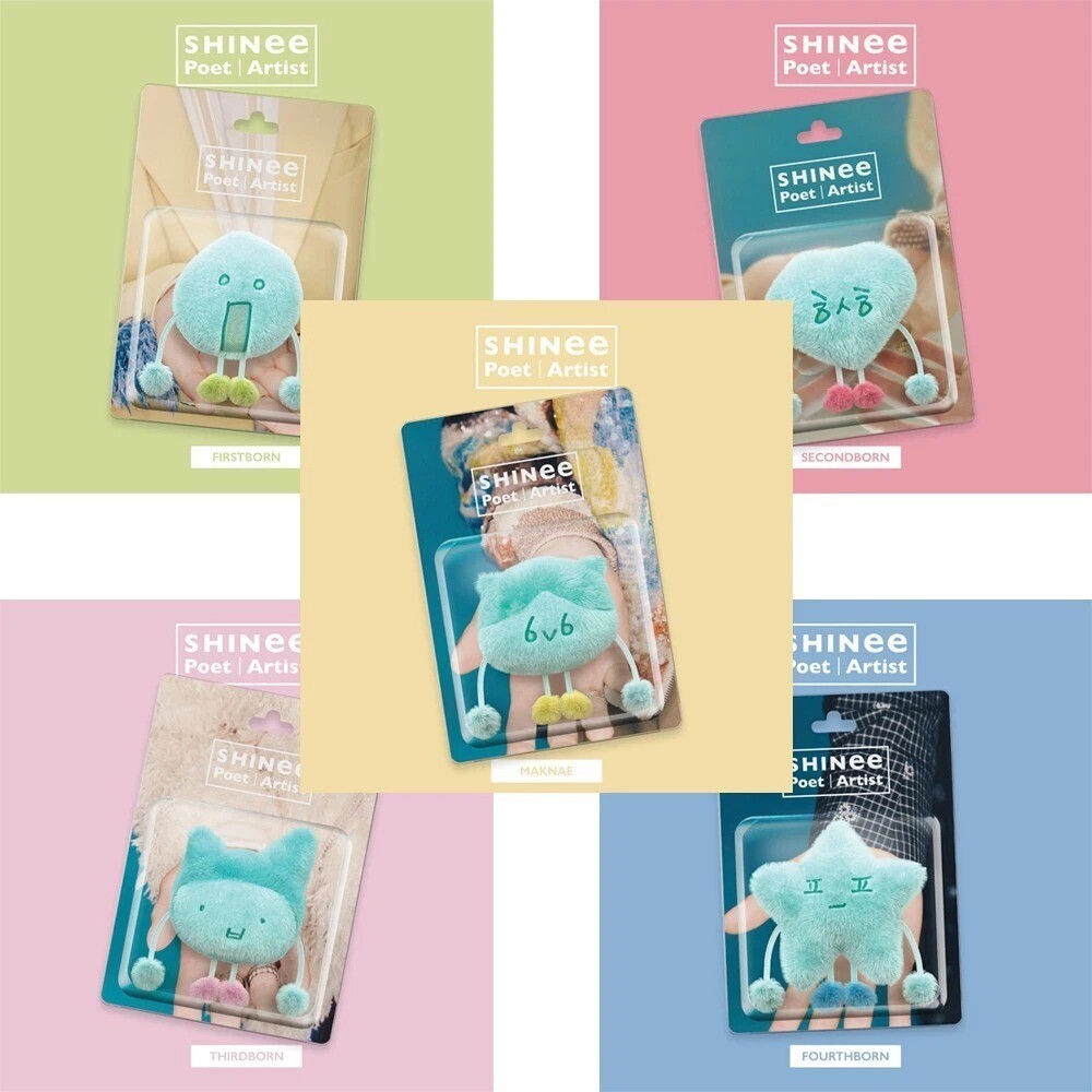 SHINEE POET | ARTIST Single Album 5 Ver SET/5NFC+5Fluffy+5Post Card+5Photo Card
