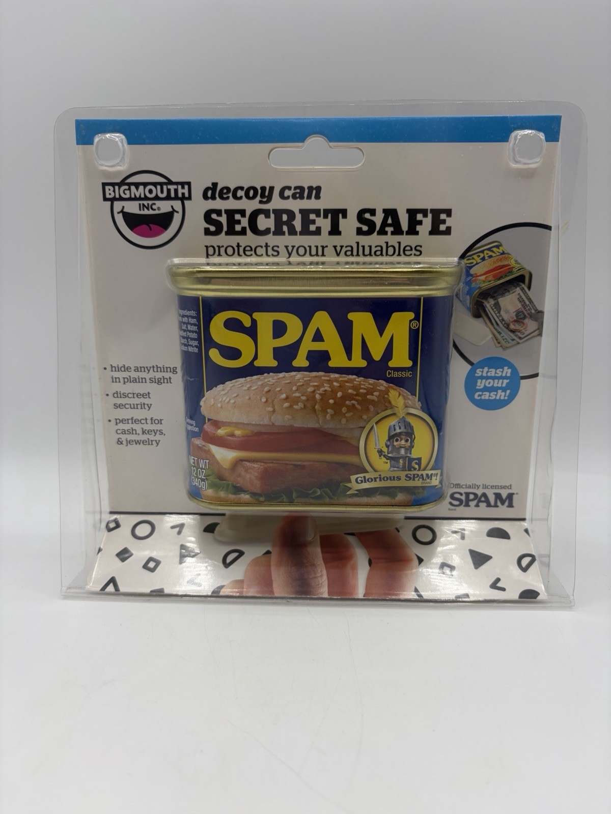 Decoy SPAM Can Secret Safe -Protects Your Valuables Big Mouth Inc. Secret Safe