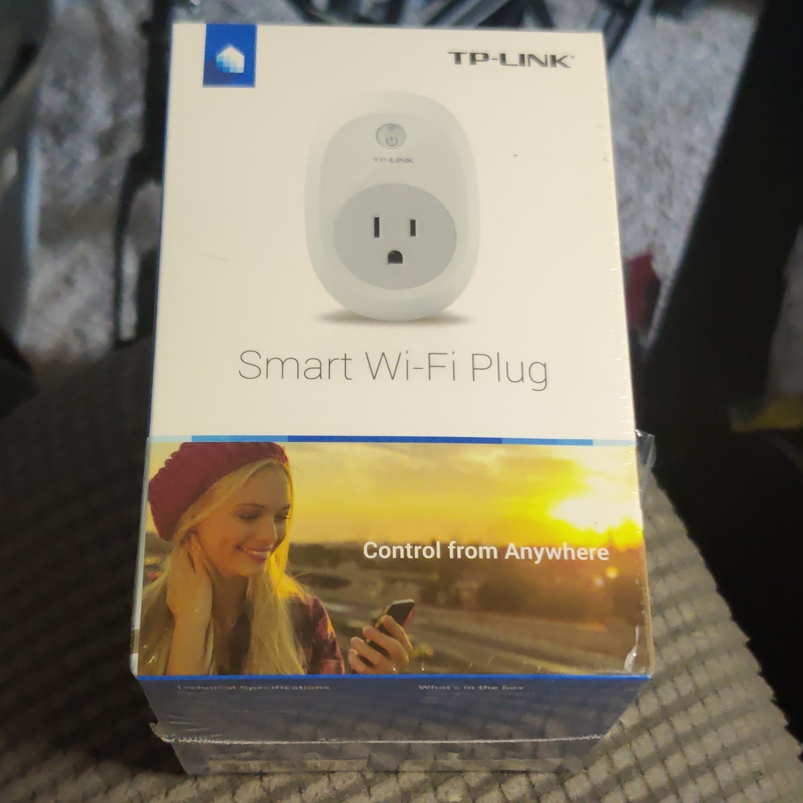 TP-LINK Smart Wi-Fi Plug, App-Controlled, United States Plug, White