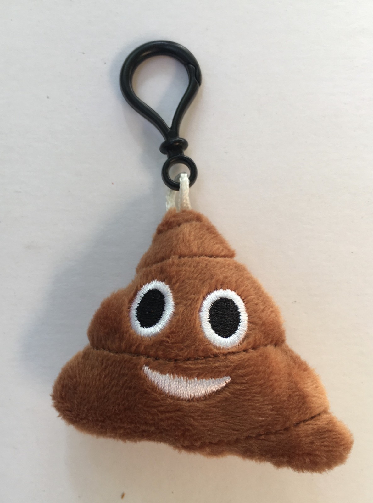Smiling Happy Plush Poo Emoji  Bag Charm Backpack Strap Purse Accessory Keychain