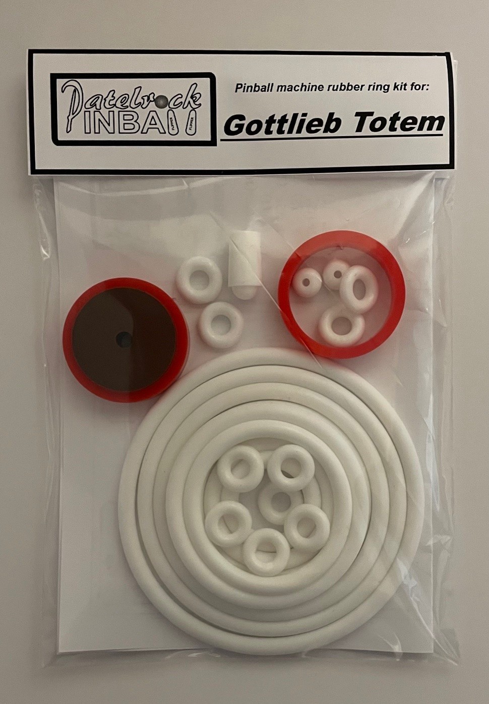 1979 Gottlieb Totem Pinball Machine Rubber Ring Kit