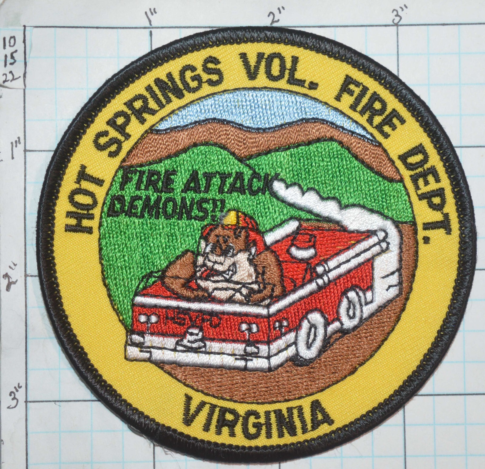 VIRGINIA, HOT SPRINGS VOL FIRE DEPT PATCH