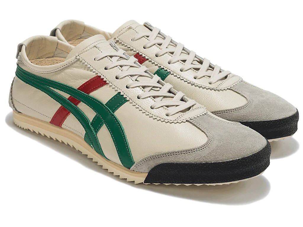 Onitsuka Tiger MEXICO 66 DELUXE CREAM/GREEN 1181a436-100 Unisex Size