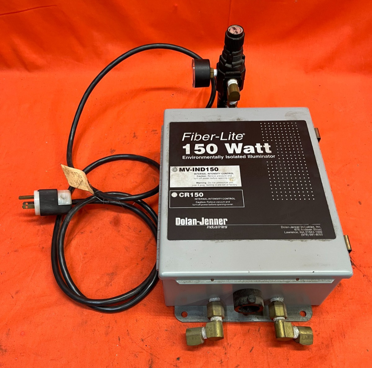 DOLAN-JENNER FIBER-LITE MV-IND150 150 WATT ENVIRONMENTALLY ISOLATED ILLUMINATOR
