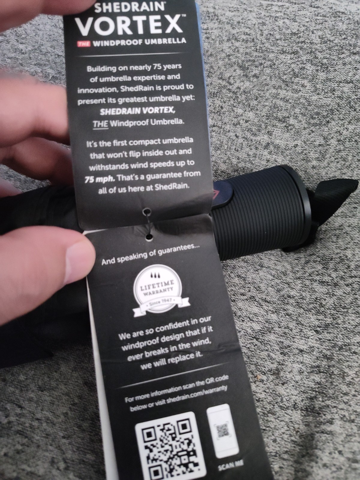 Shedrain Vortex Windproof Umbrela