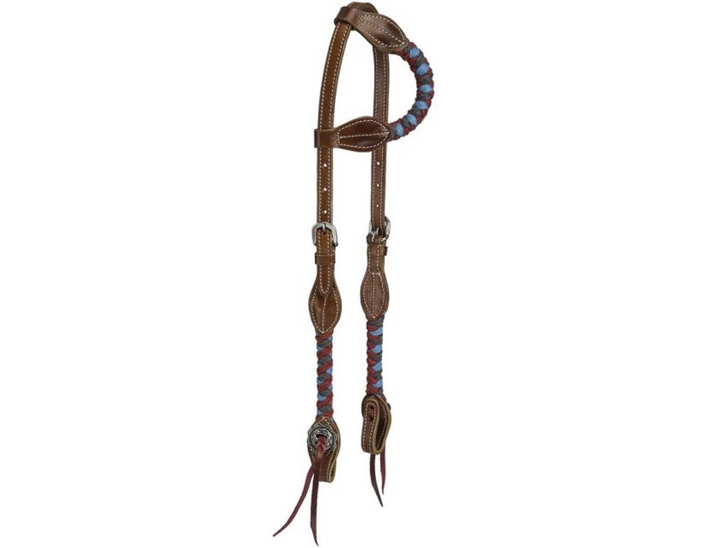 Tough 1 Headstall Hand Twisted Wool String Single Ear 42-1530