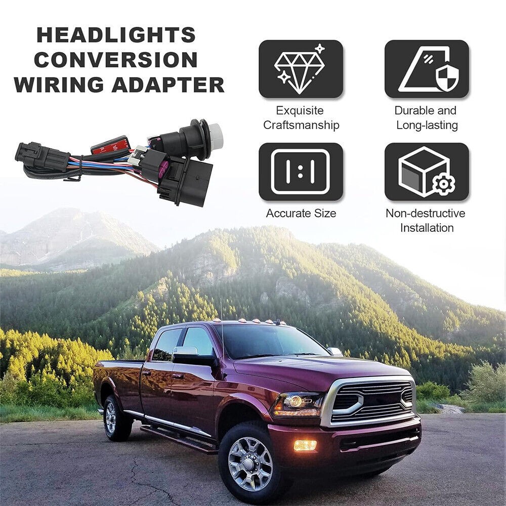 Conversion Wiring Harness Kit For Ram 2013-18 EcoDiesel 810003 2X#