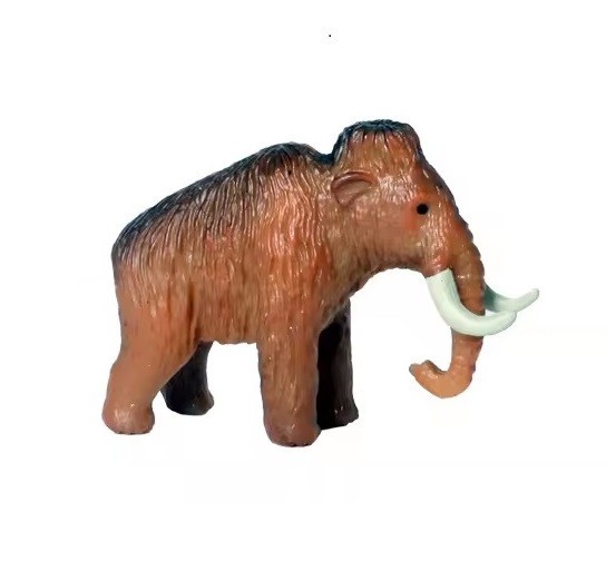 Woolly Mammoth Animal Figure Toy PVC Wildlife Small Figurine Birthday Gifts