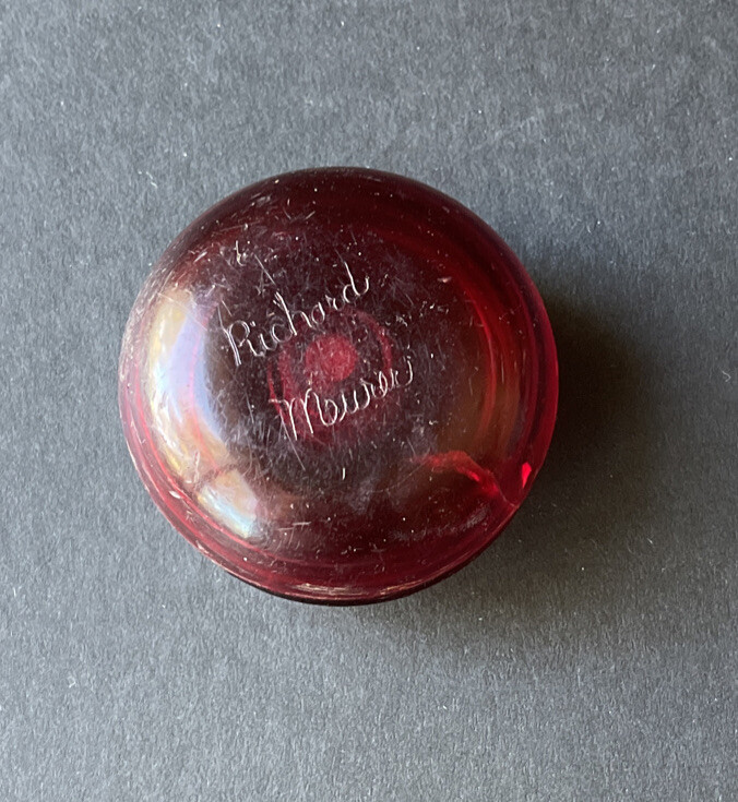 Vintage Duncan Imperial YoYo Red Maroon No String "See Discerption and Photos"
