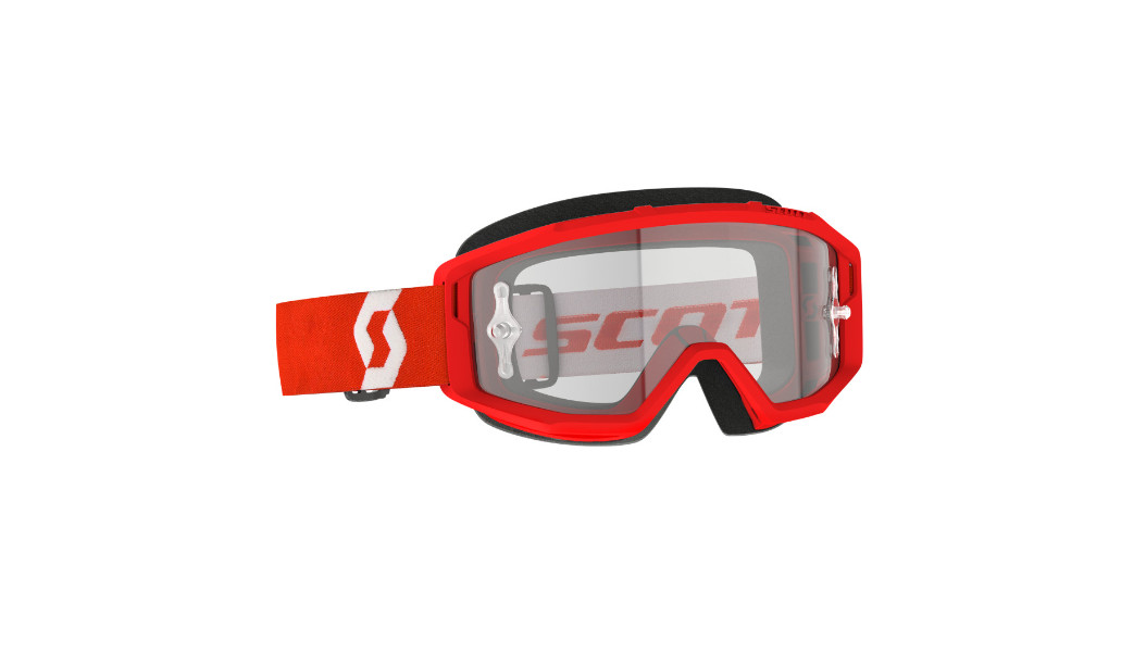 NEW SCOTT 2785981005113 Primal Goggles - Red/White - Clear Lens- MOTORCYCLE/ATV