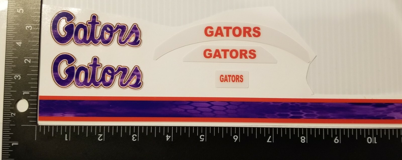 Florida GATORS Mini Football Helmet Decals