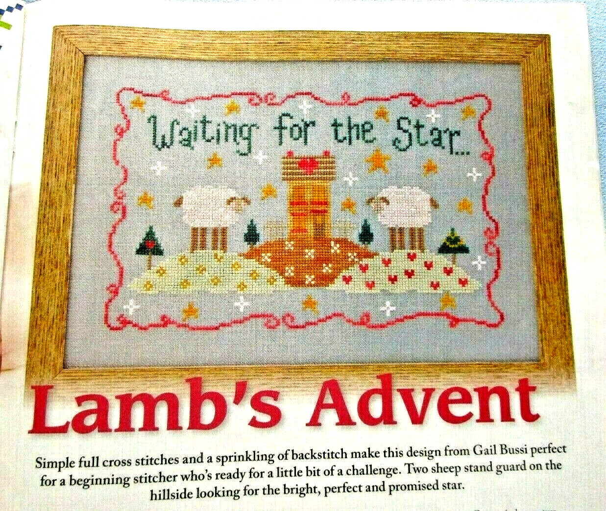 Waiting For Star Lambs Advent He Is Not Here He Is Risen CROSS STITCH PATTERNS