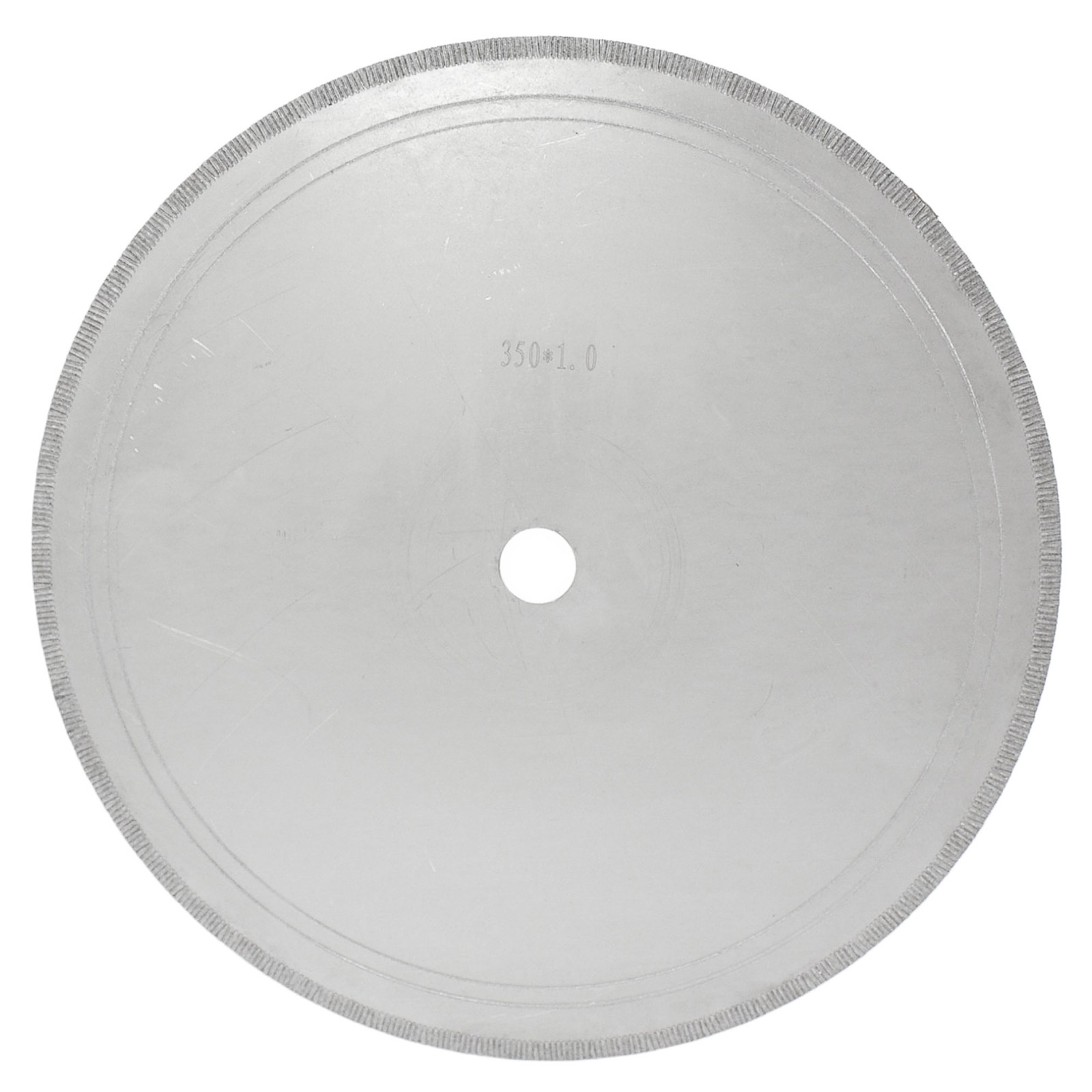 14" Diamond Lapidary Saw Blade Notched Rim 1" Arbor Hole Slab Tool for Stone