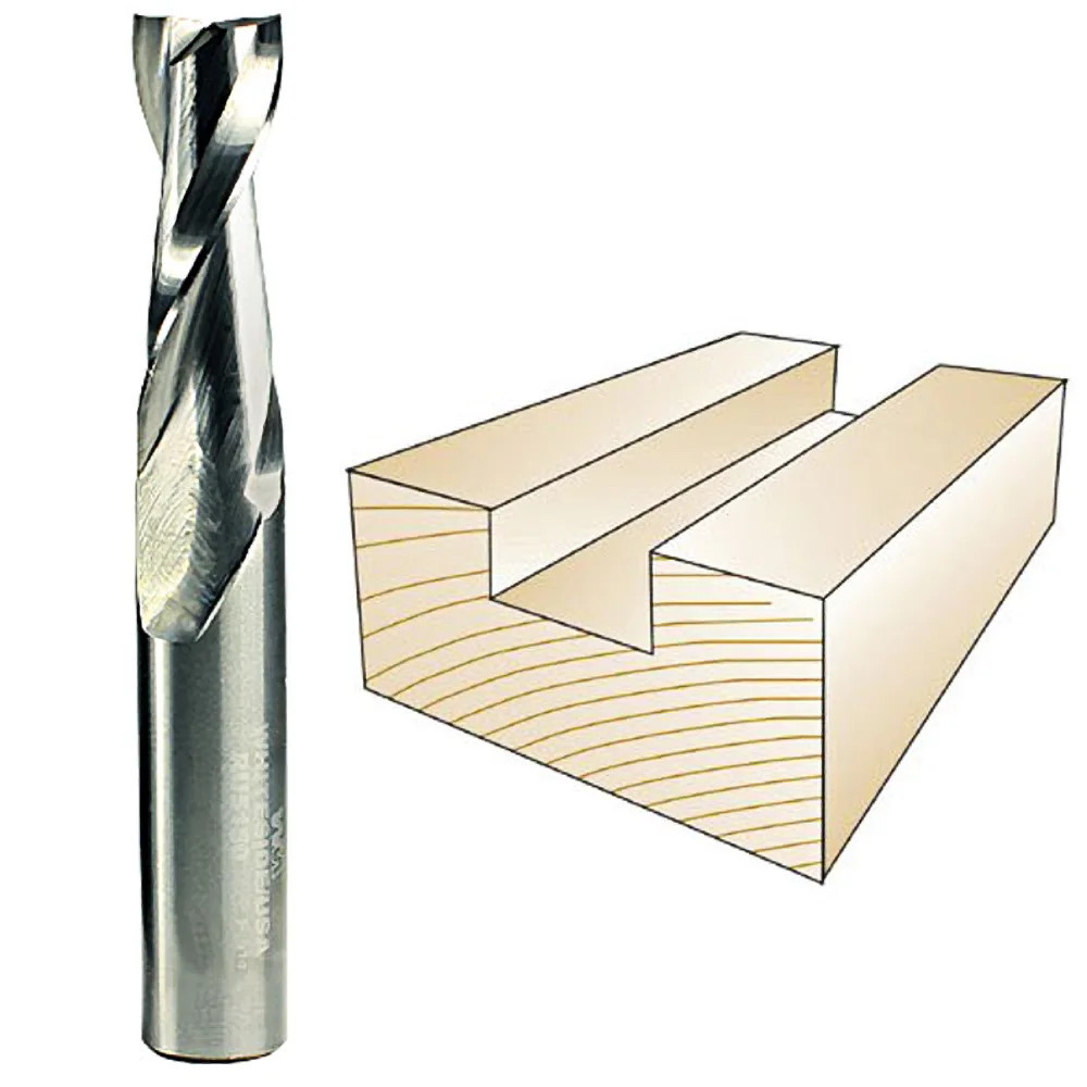 Whiteside Spiral Upcut Bit, 1/2 in. SH x 1/2 in. CD x 1-1/2 in. CL