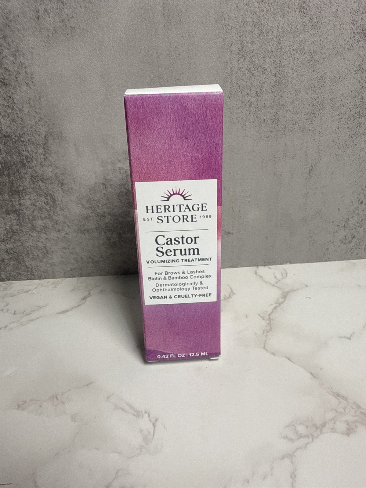 Castor Brow & Lash Serum Heritage Store 0.42 fl oz Liquid. Exp 08/27