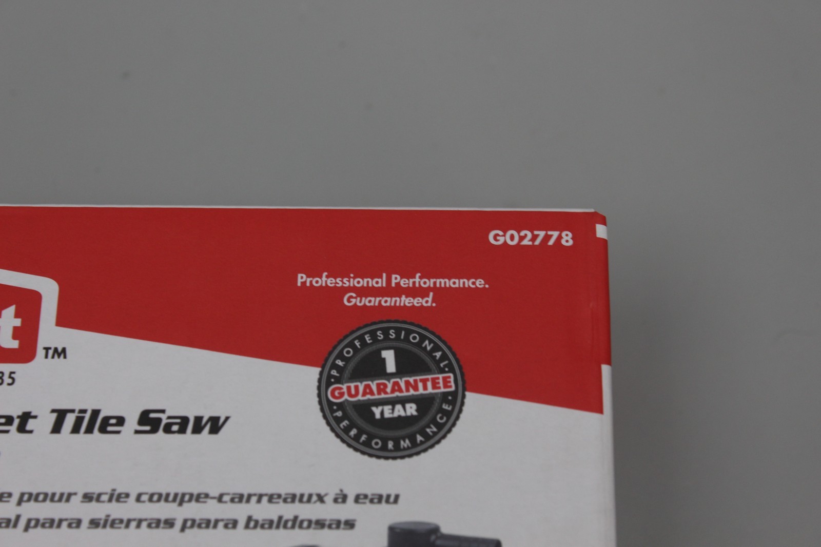 Goldblatt G09601 10A Electric Tile Cutter