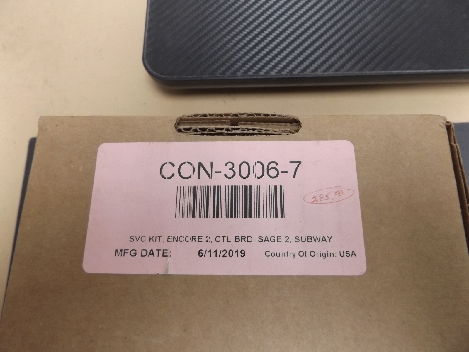 Turbochef Service Kit, Control Board Enc CON-3006-7  NOS