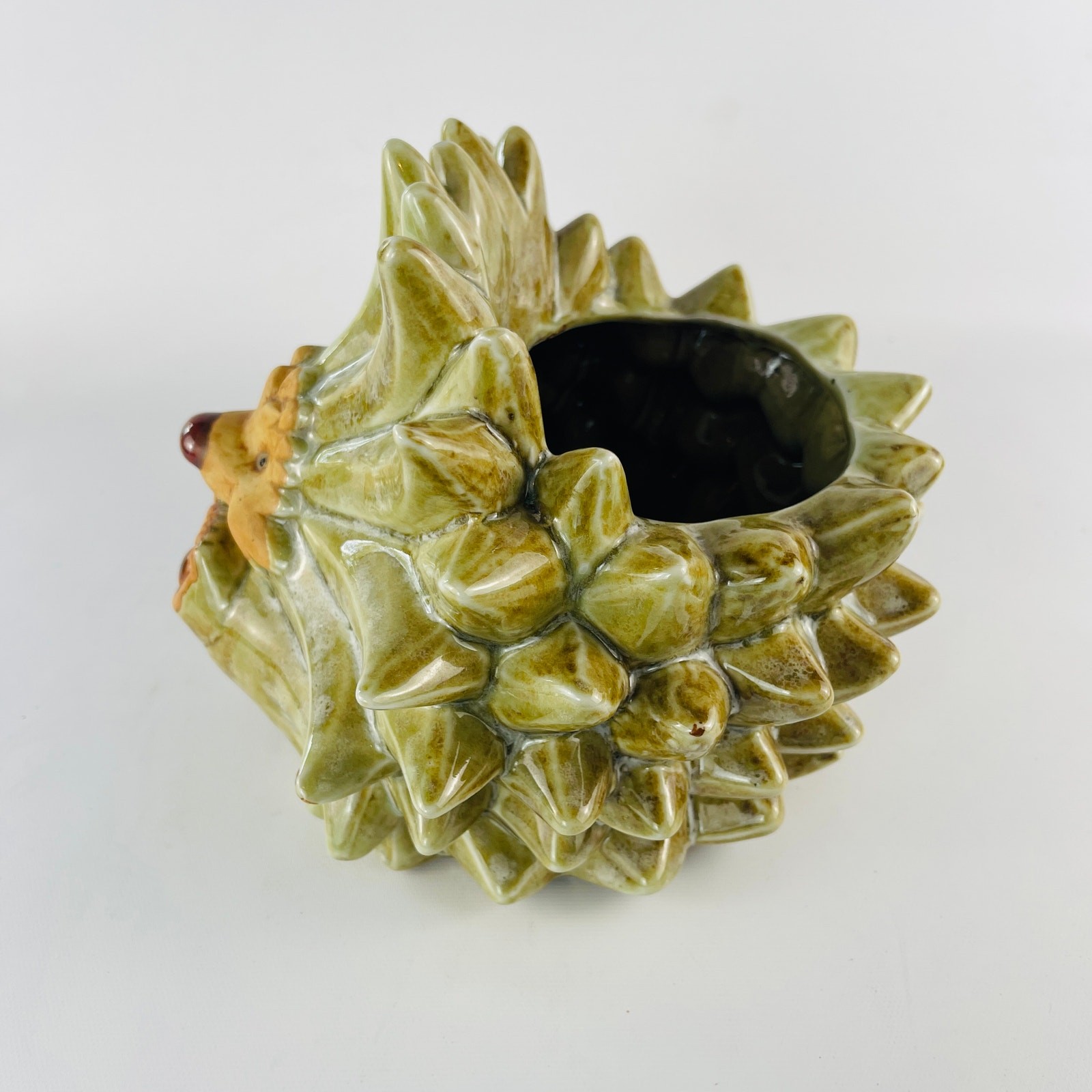 Hedgehog Ceramic Planter 7 x 7 x 7”