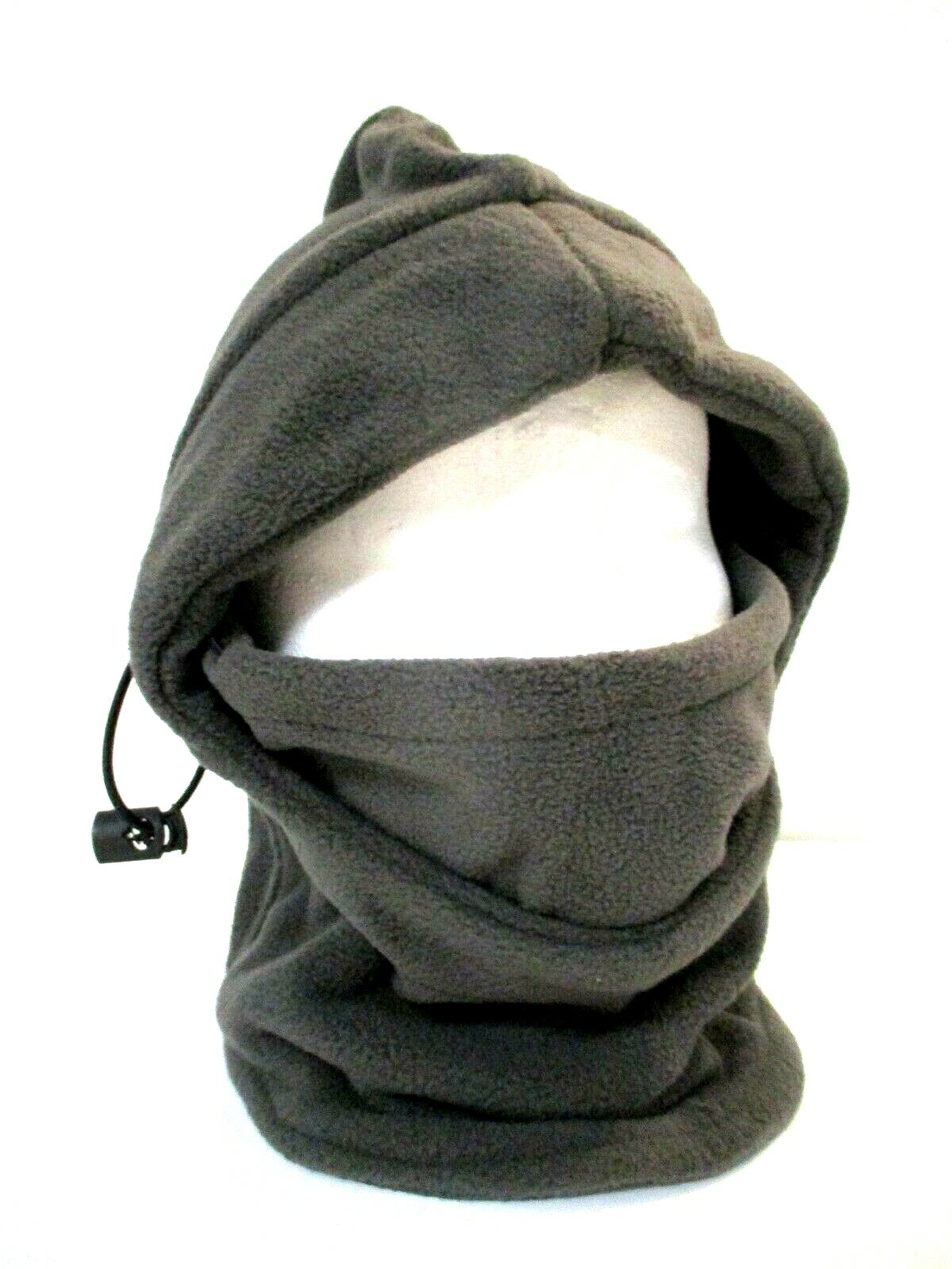Natuworld Classic Double-decked 6-in-1 Fleece Balaclava Headcover Gray A6UX*