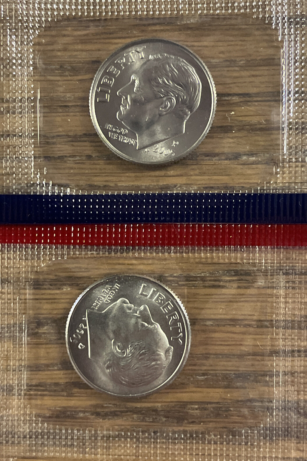 2005 P&D  Roosevelt Dimes  from Mint Set in Mint Cello with Free Shipping