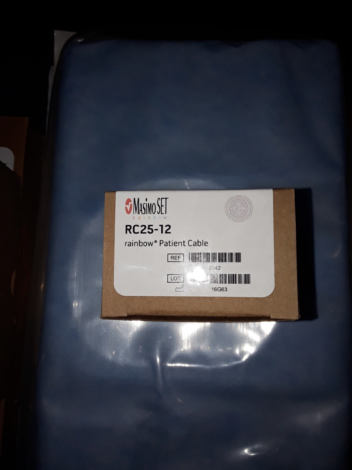 New Masimo PN: 3512 Patient Cable Model Rainbow RC-25-12