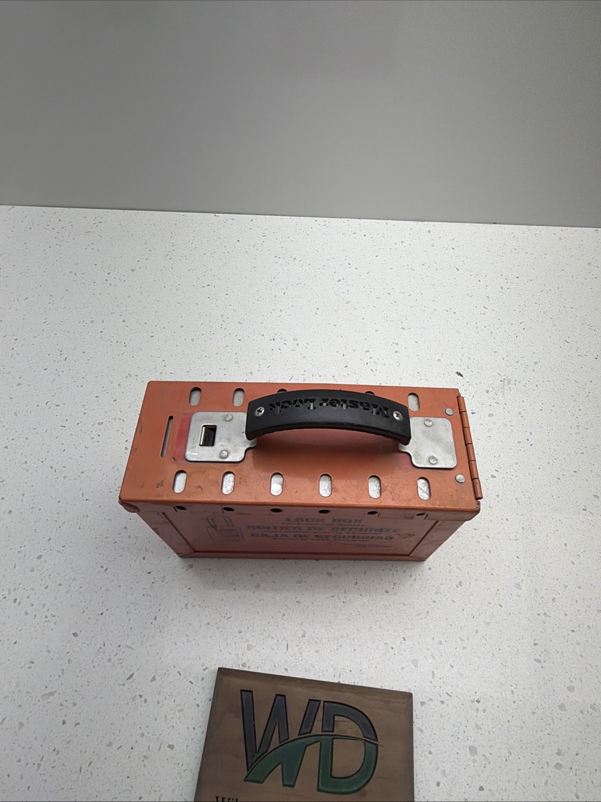 MASTER LOCK 498A Group Lockout Box,12 Locks Max No Locks