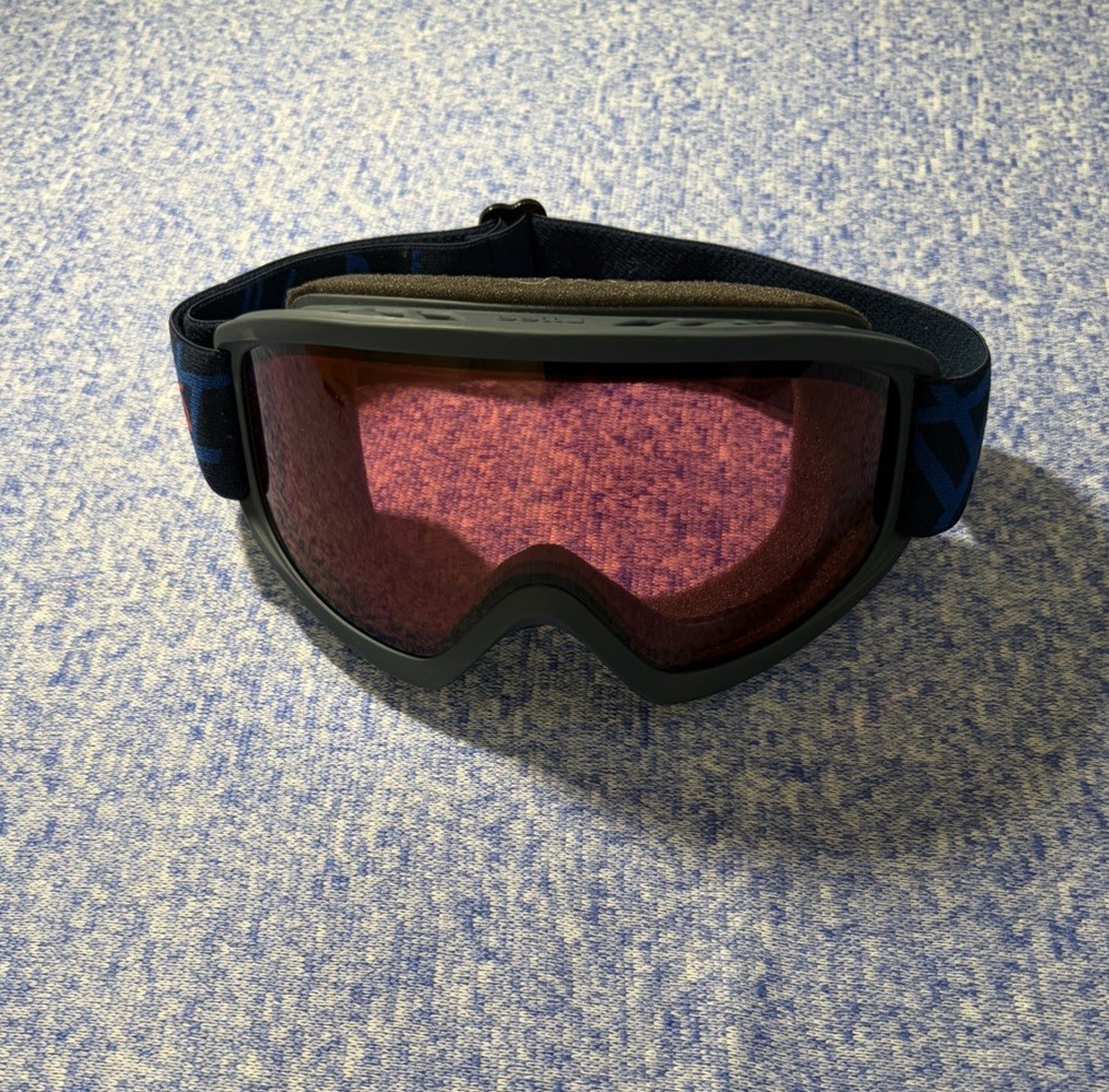 Bollé Ski Snowboard Goggles Red Lens Anti-Fog Adjustable Strap Winter Snow Gear
