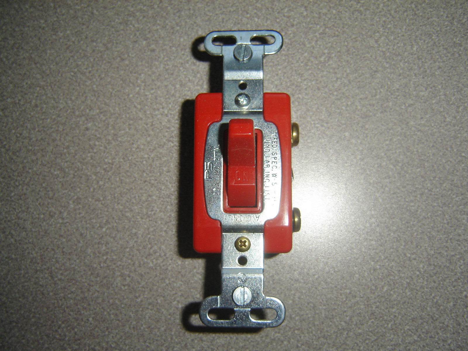 Pass & Seymour 20AC1-RED, Industrial Grade Toggle Switch 120/277vac, 20 amp