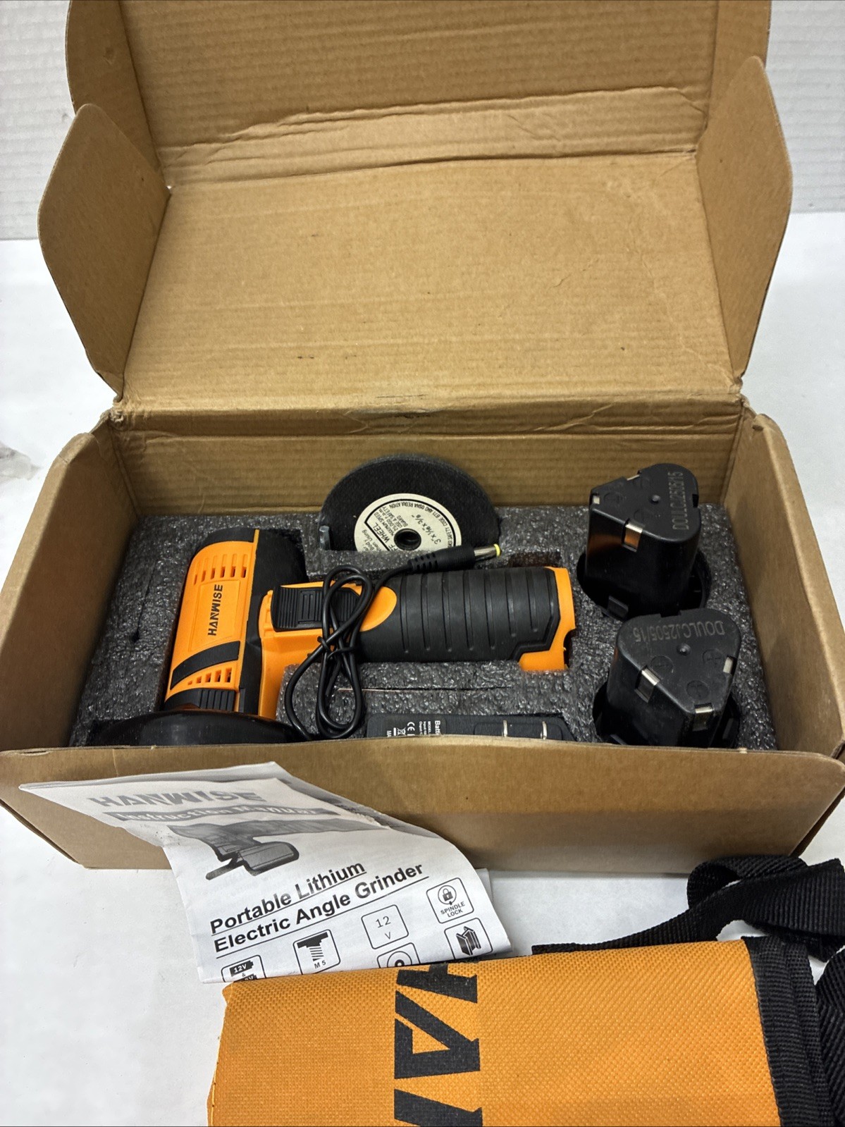 Hanwise HWSJMJSD12V-023 Angle Grinder Lithium Battery