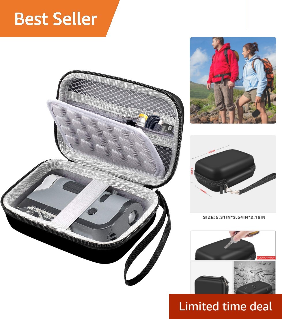 Compact Hard Shell Microscope Case - Essential for Carson MicroFlip & MicroBrite