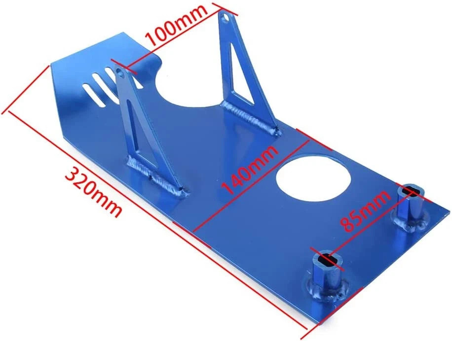 Blue Engine Skid Plate For Honda XR50 CRF50 90 110cc 125cc Dirt Pit Bike SSR