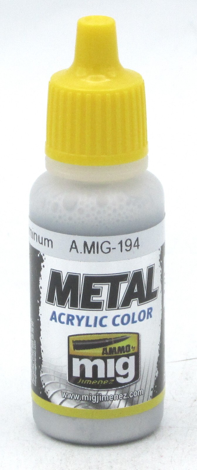 AMMO AMIG-0194 Matt Aluminum [17ml] (Metal Acrylic Color) Aircraft Metallic