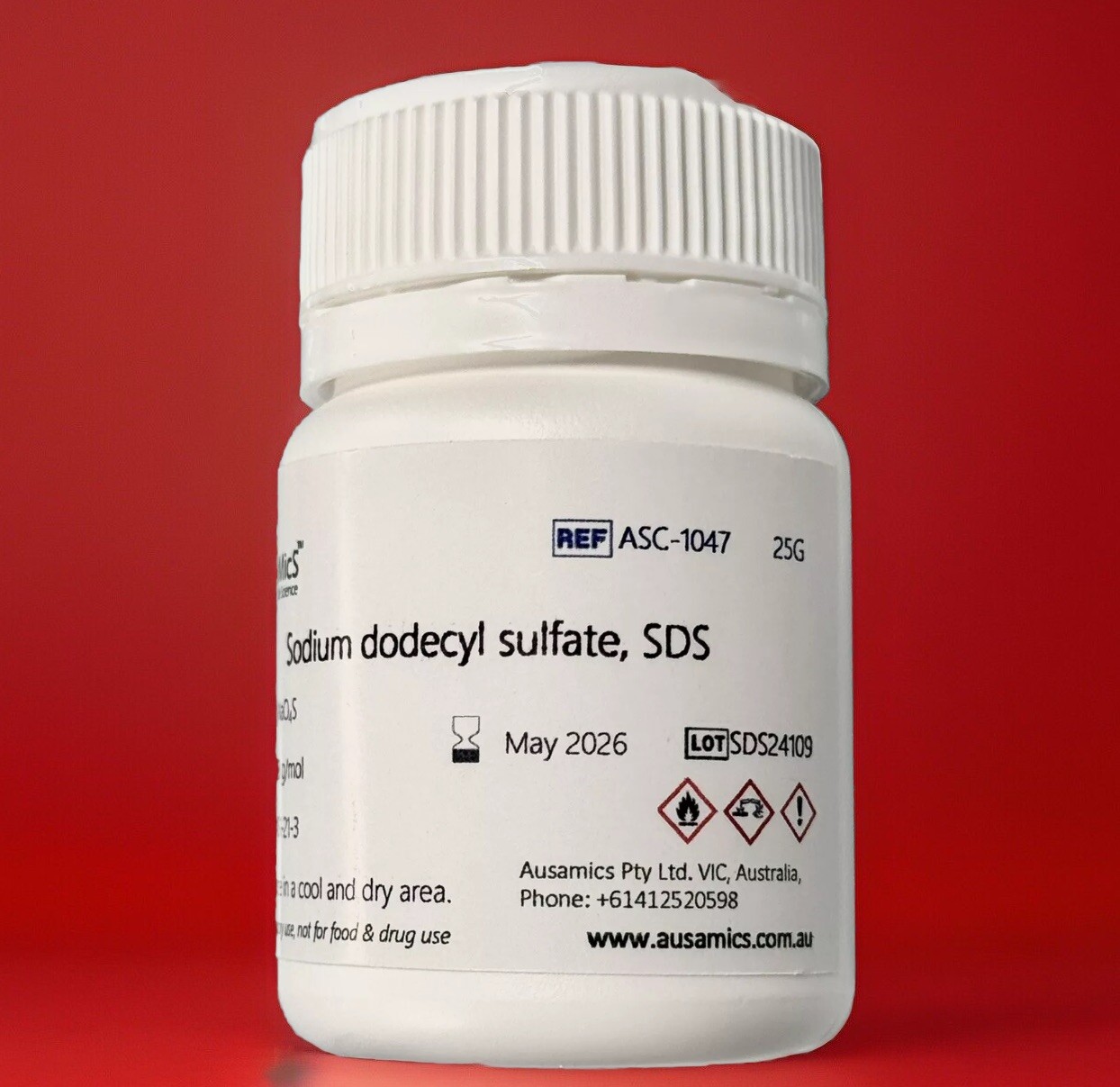 High-Quality Sodium dodecyl sulfate SDS, Sodium lauryl sulfate 99% CAS: 151-21-3
