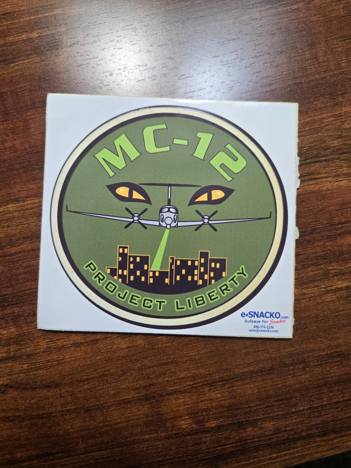 USAF MC-12 Project Liberty sticker, new - free shipping